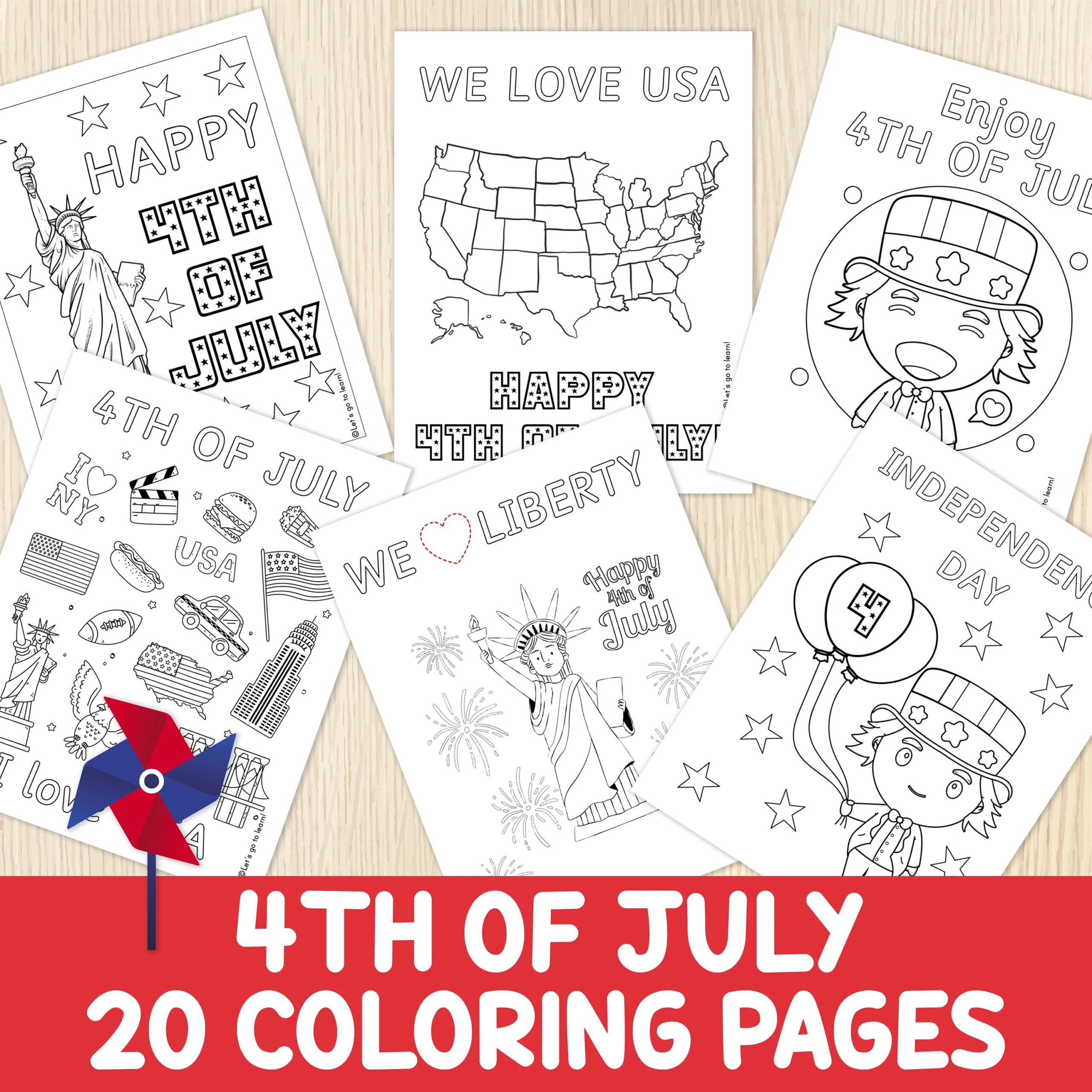 4th Of July Coloring Pages Independence Day Coloring Patriotic Coloring Sheets Fourth Of July Party Coloring Book Printable For Kids