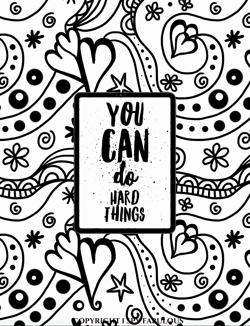 5 Empowering Coloring Pages For Teens Free Printables I Spy 5 Empowering Coloring Pages For Teens Free Printables I Spy