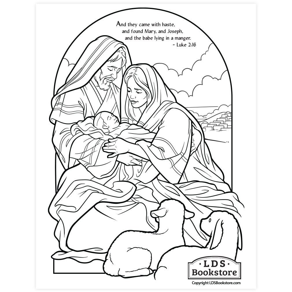 5 free christmas coloring activity pages for your family lds daily