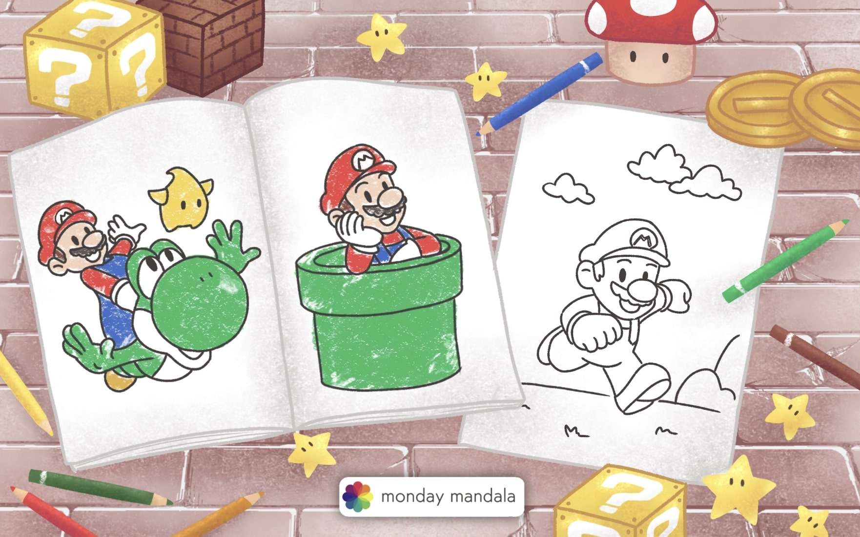 50 Mario Coloring Pages Free PDF Printables 50 Mario Coloring Pages Free PDF Printables