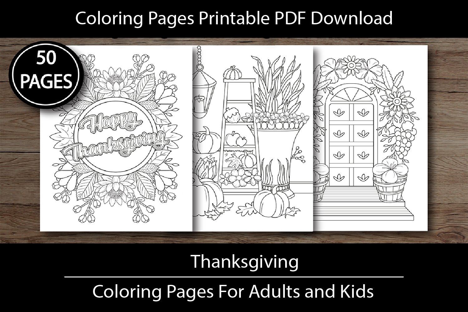 50 Thanksgiving Coloring Pages For Adults And Kids 50 Thanksgiving Coloring Pages For Adults And Kids