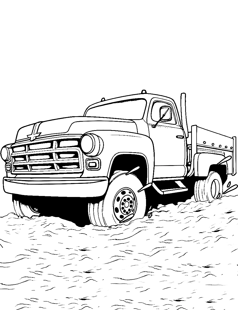 50 Truck Coloring Pages Free Printable Sheets
