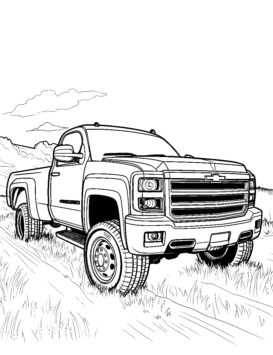 50 Truck Coloring Pages Free Printable Sheets