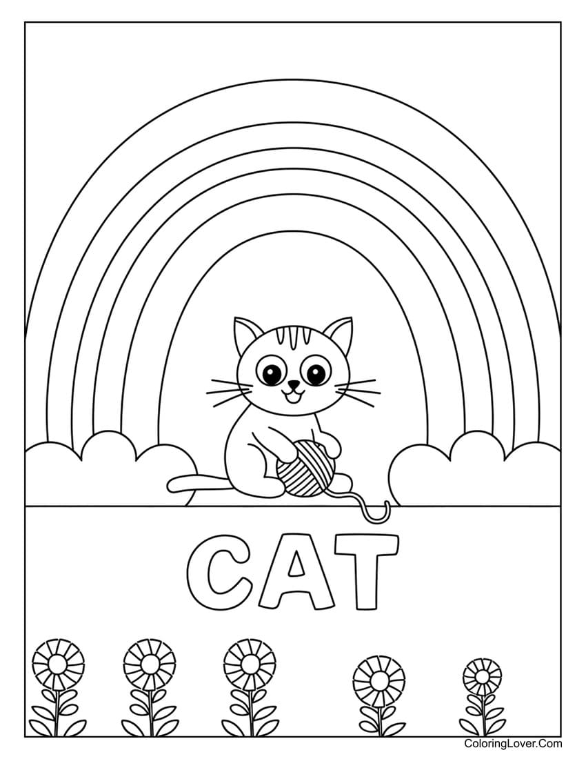 51 Rainbow Coloring Pages Free Printables For Kids 51 Rainbow Coloring Pages Free Printables For Kids