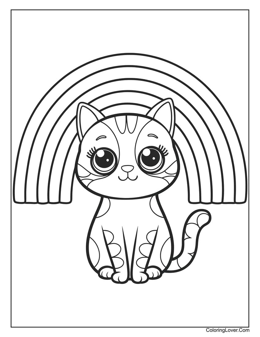 54 Cat Coloring Pages Free Printables For All Ages 
