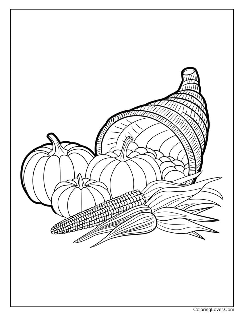 54 Thanksgiving Coloring Pages Free Printables For All Ages 