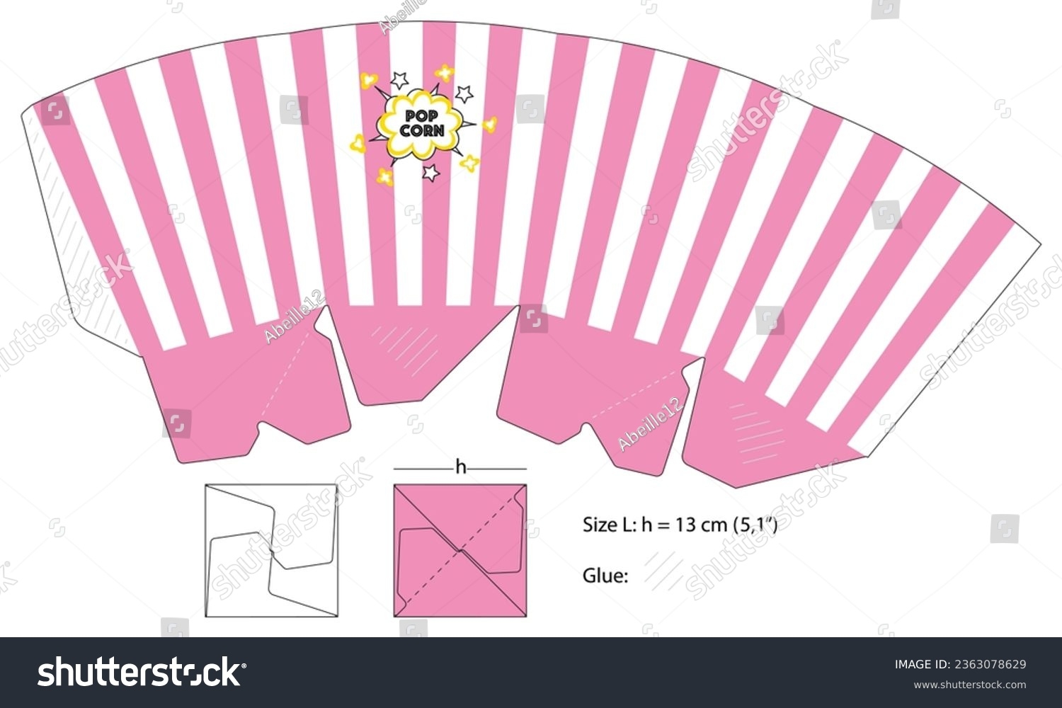 56 Popcorn Box Printable Royalty Free Images Stock Photos Pictures Shutterstock