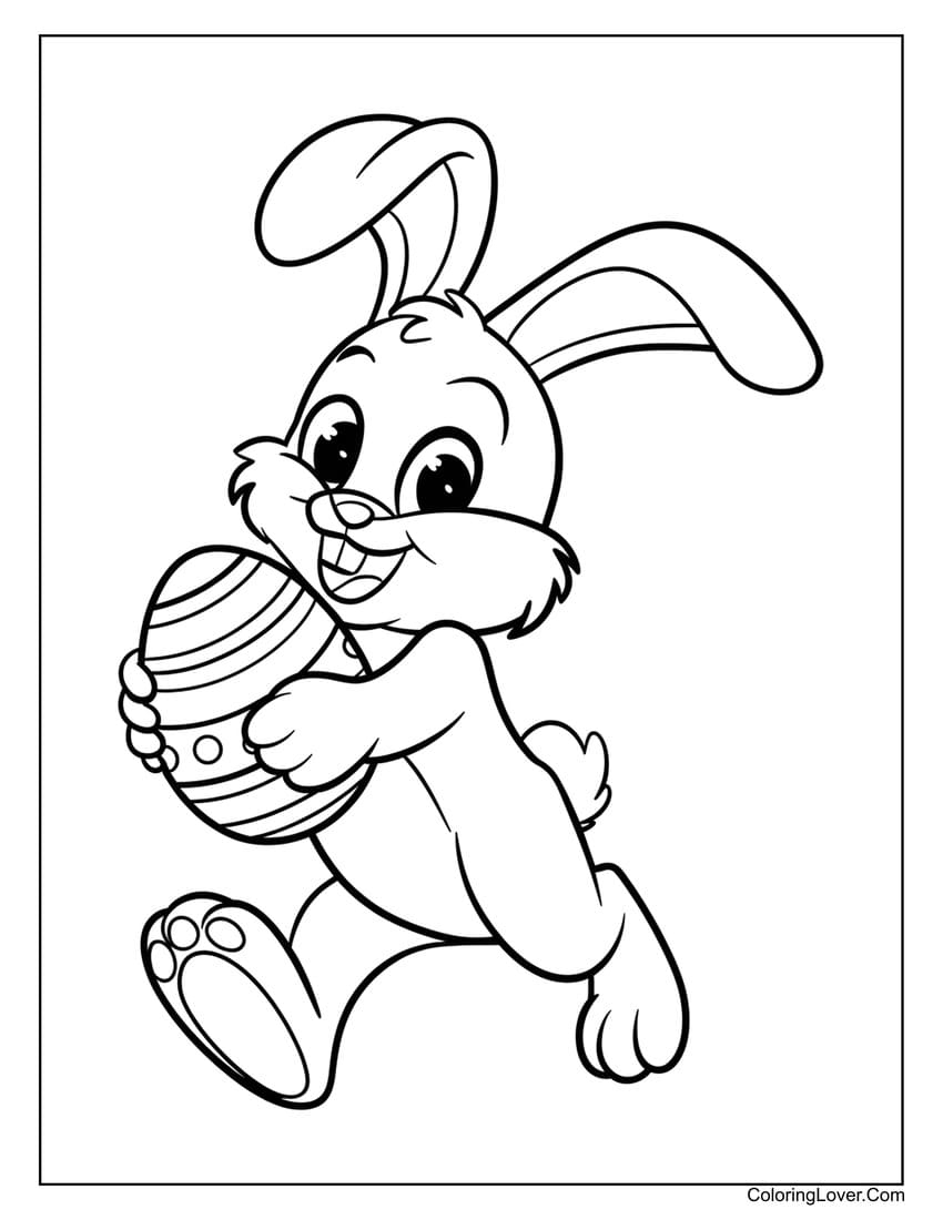 Preschool Easter Coloring Pages Printable