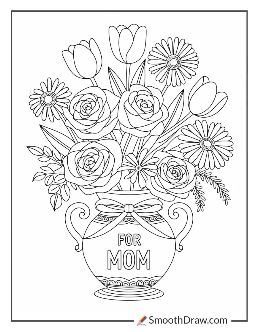 Mother Day Color Pages Printable Mother Day Color Pages Printable