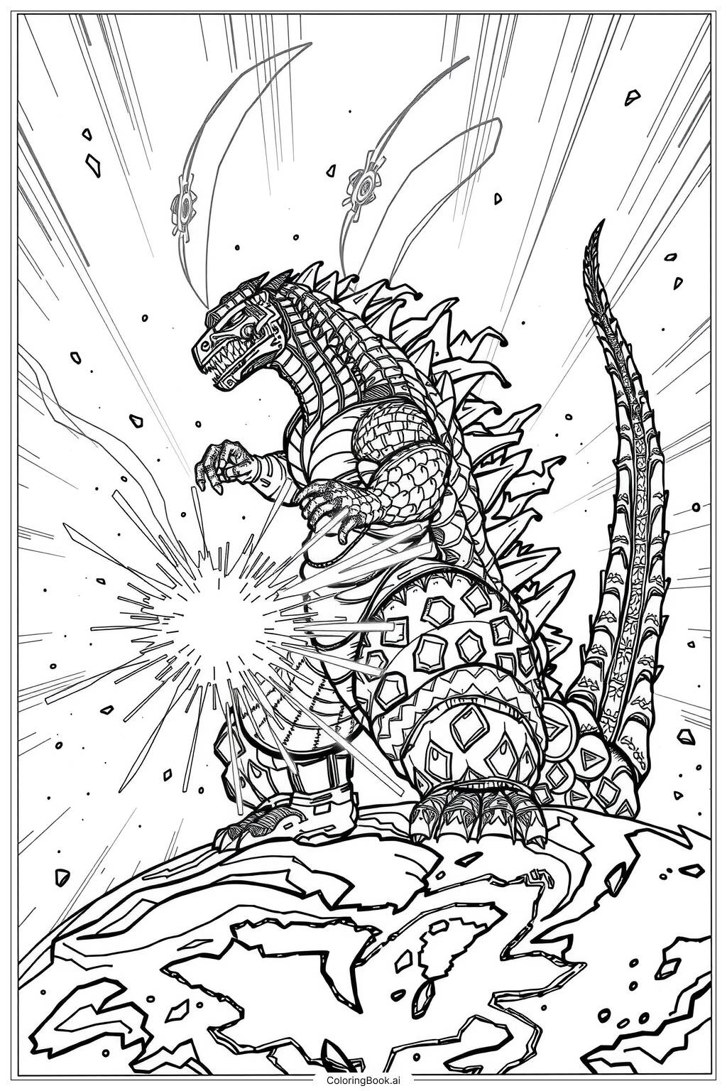 67 Godzilla Coloring Pages Free PDF U0026 PNG Printables 67 Godzilla Coloring Pages Free PDF U0026 PNG Printables