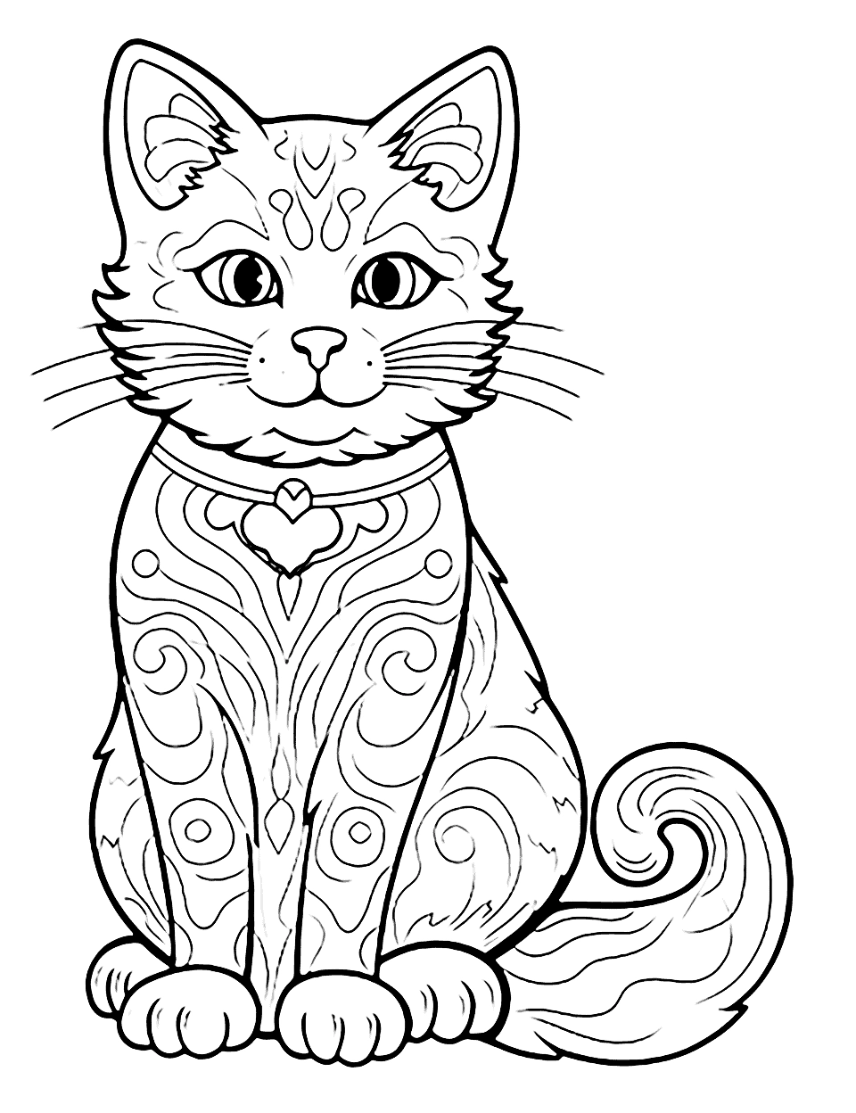 75 Cat Coloring Pages Fun Printable Sheets