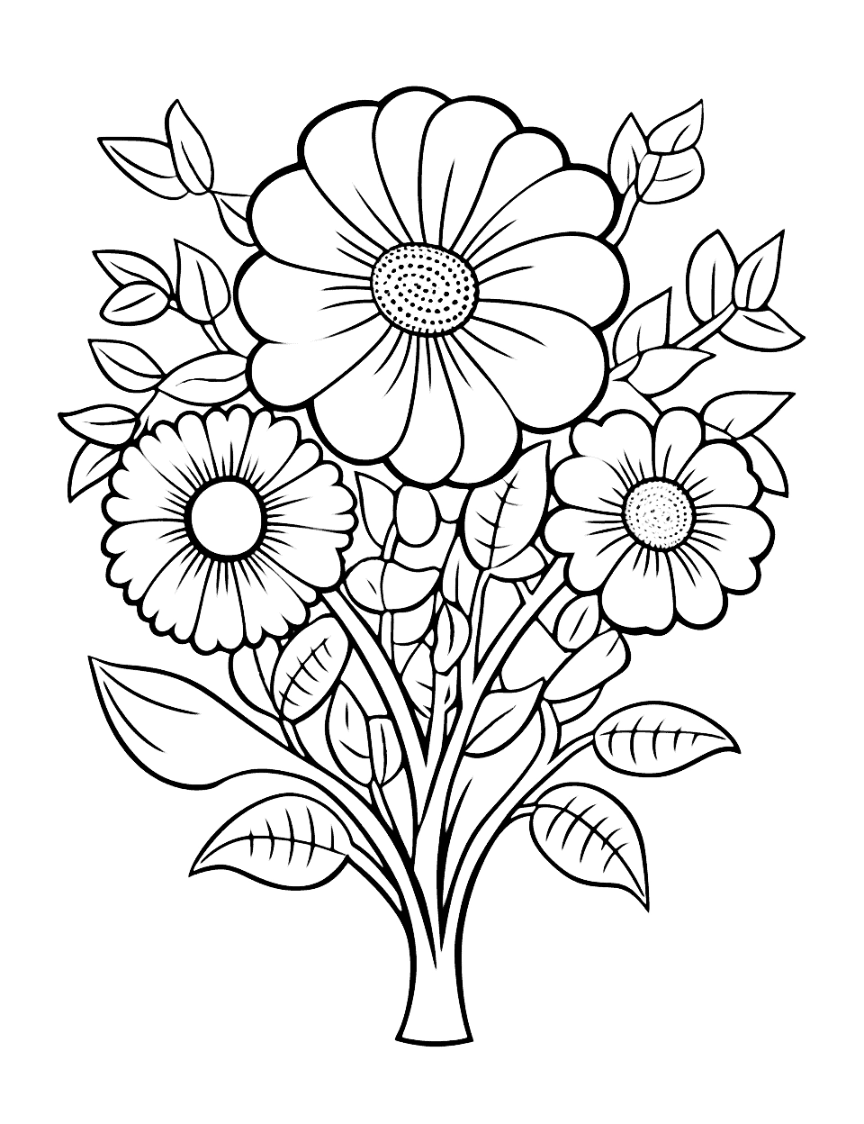 75 Flower Coloring Pages Free Cute Sheets 75 Flower Coloring Pages Free Cute Sheets