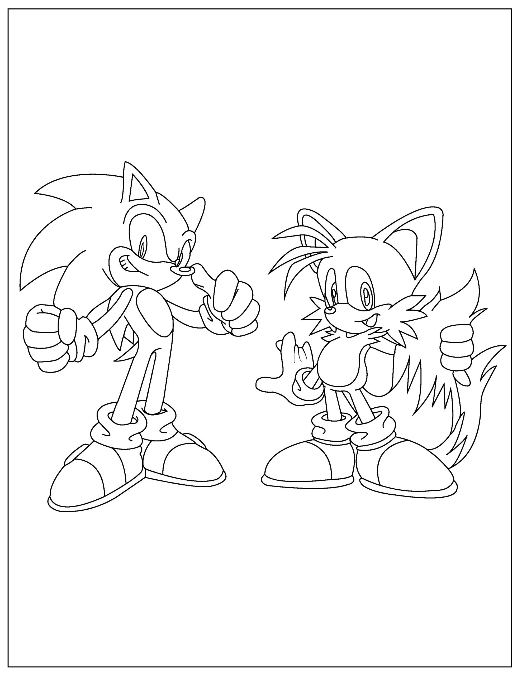 76 Sonic Coloring Pages For Kids Free Printable PDF 76 Sonic Coloring Pages For Kids Free Printable PDF
