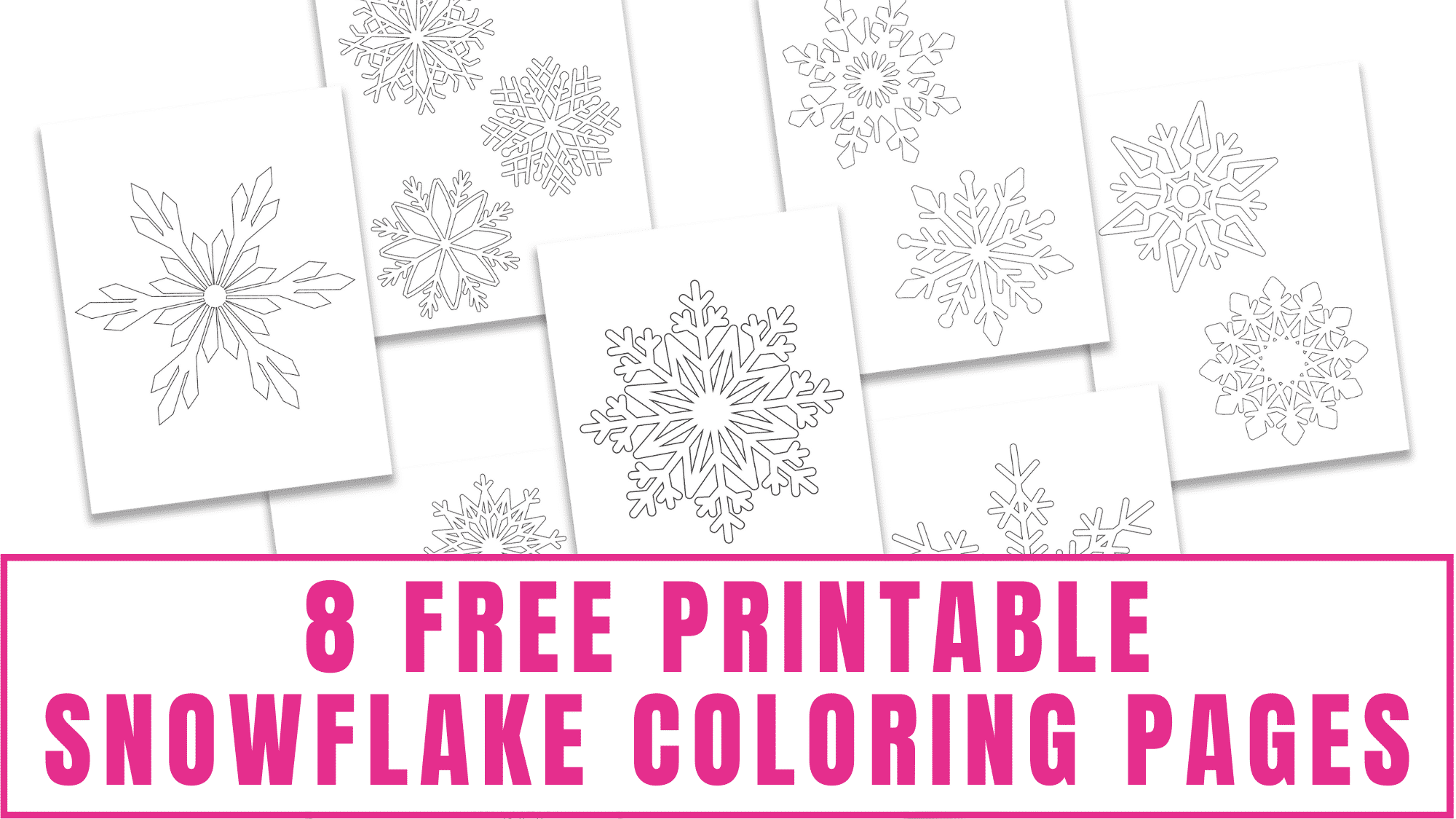 Free Coloring Pages Snowflakes