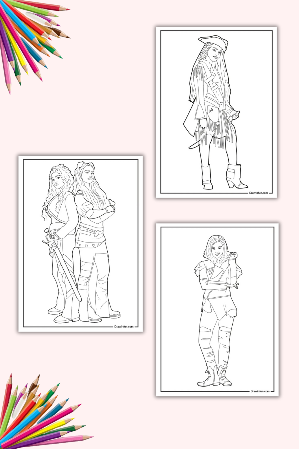 9 Descendants Coloring Pages Free PDF Printables 9 Descendants Coloring Pages Free PDF Printables