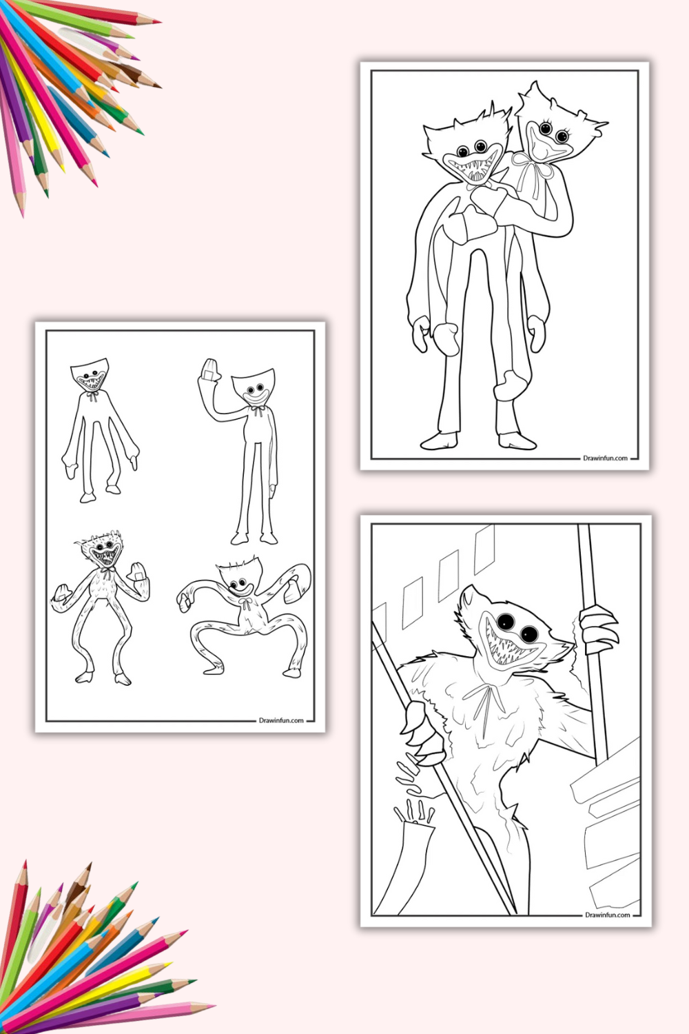 Huggy Wuggy Coloring Pages Printable