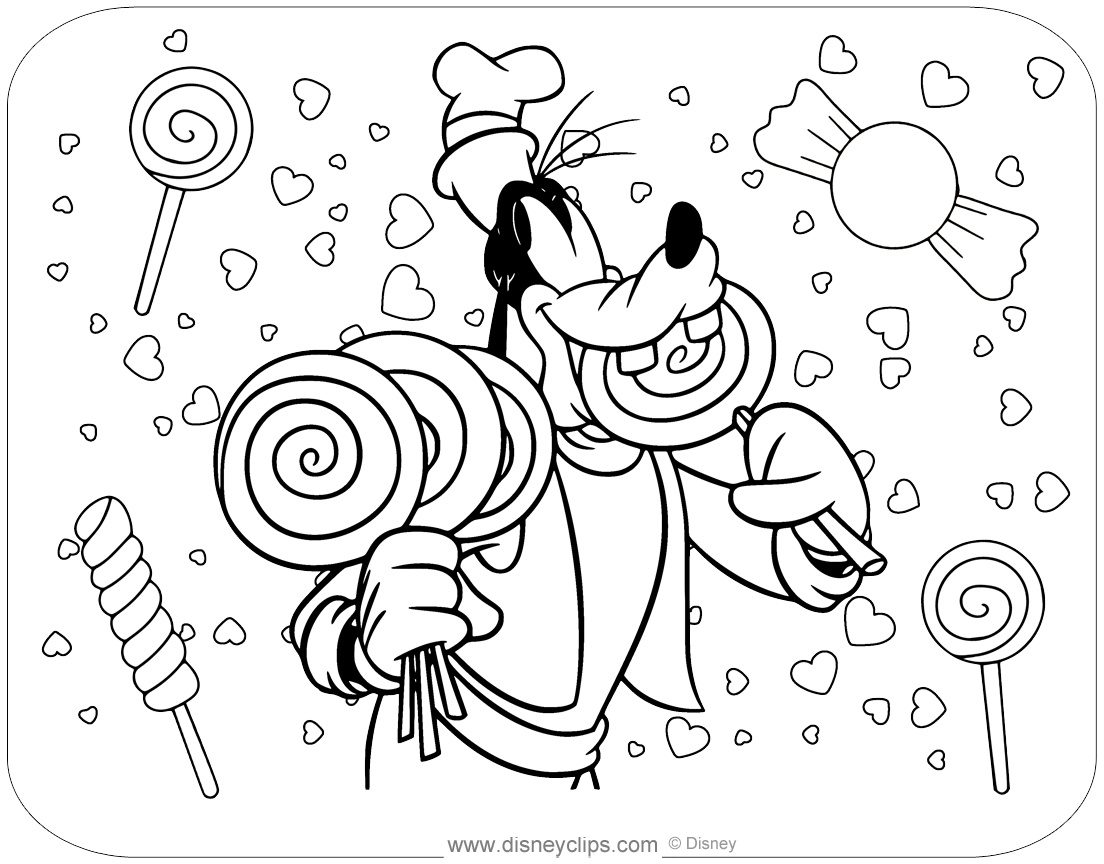93 Free Printable Goofy Coloring Pages Disneyclips