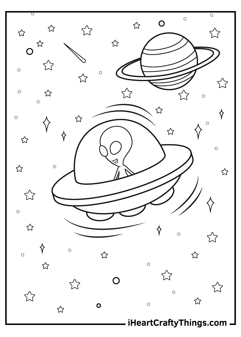 Alien Coloring Pages Free Alien Coloring Pages Free