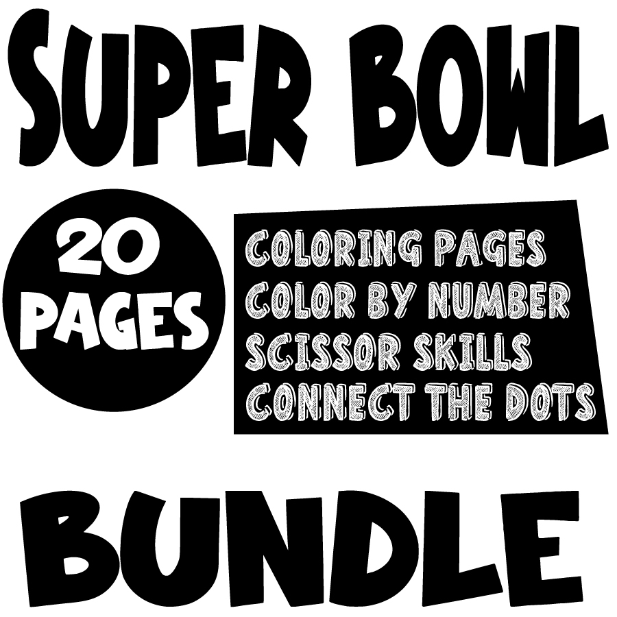 Free Super Bowl Coloring Pages 2024