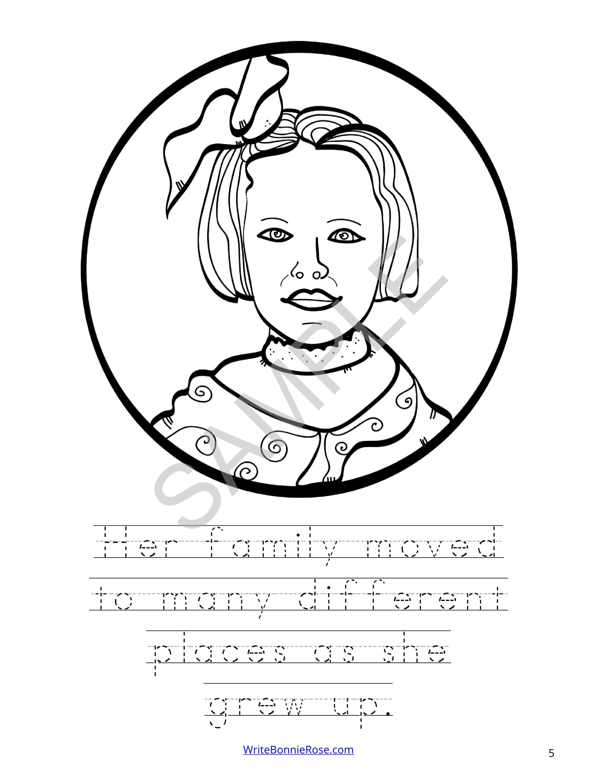 Amelia Earhart Coloring Book Level B Amelia Earhart Coloring Book Level B