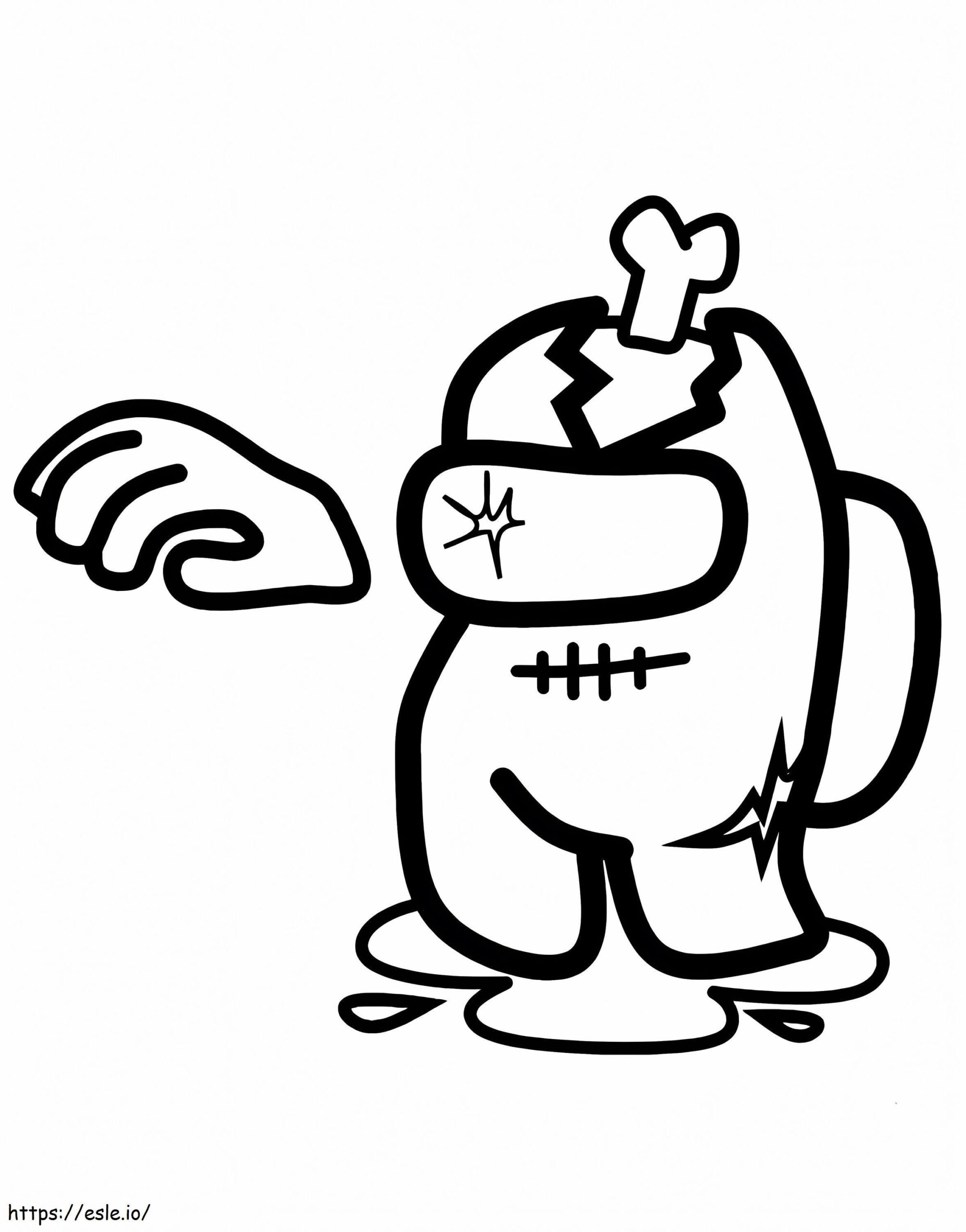 Free Zombie Coloring Pages
