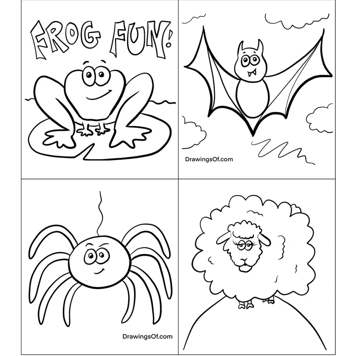 Animal Coloring Pages Free Printable Sheets Drawings Of Animal Coloring Pages Free Printable Sheets Drawings Of