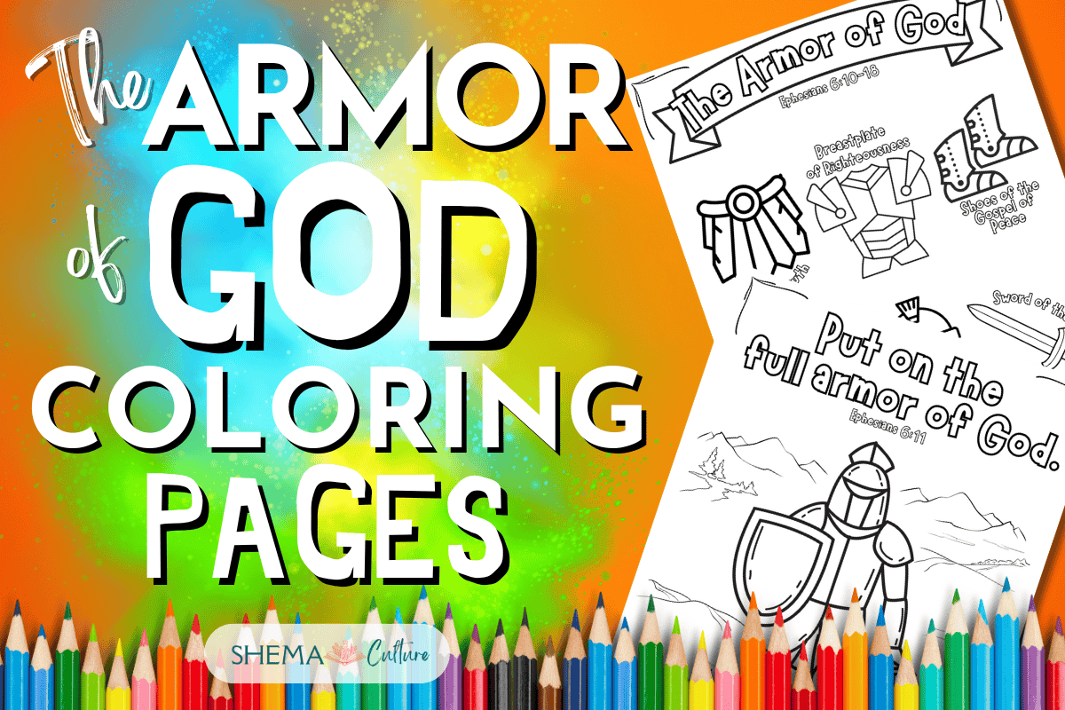 Armor Of God Coloring Page FREE Armor Of God Printable