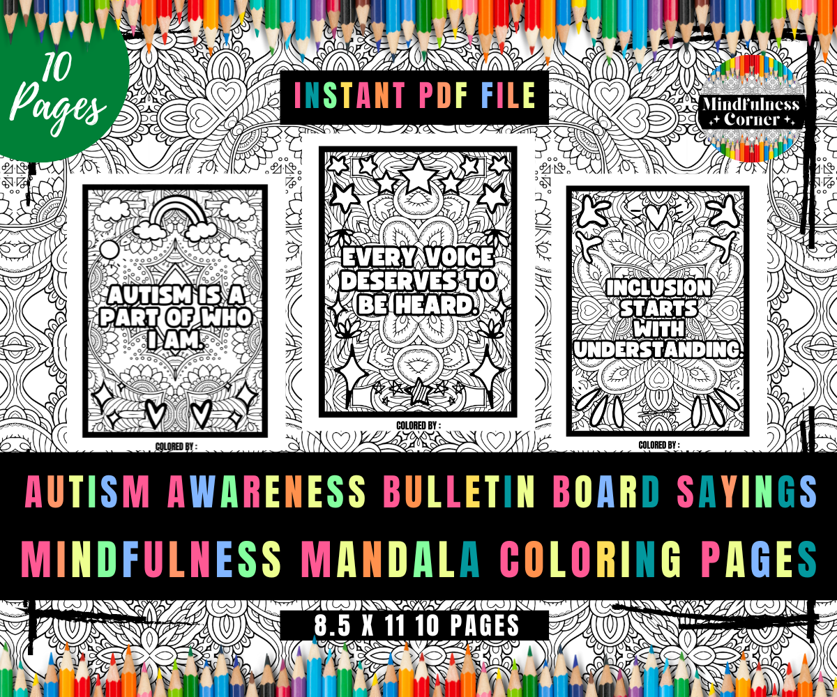 Autism Acceptance Free Printable Autism Awareness Coloring Pages Autism Acceptance Free Printable Autism Awareness Coloring Pages