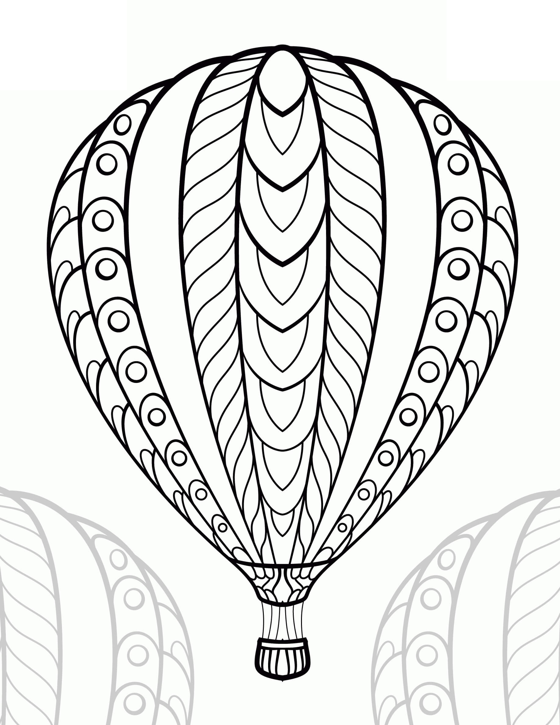 Awesome Hot Air Balloon Coloring Page Download Print Or Color Online For Free Awesome Hot Air Balloon Coloring Page Download Print Or Color Online For Free