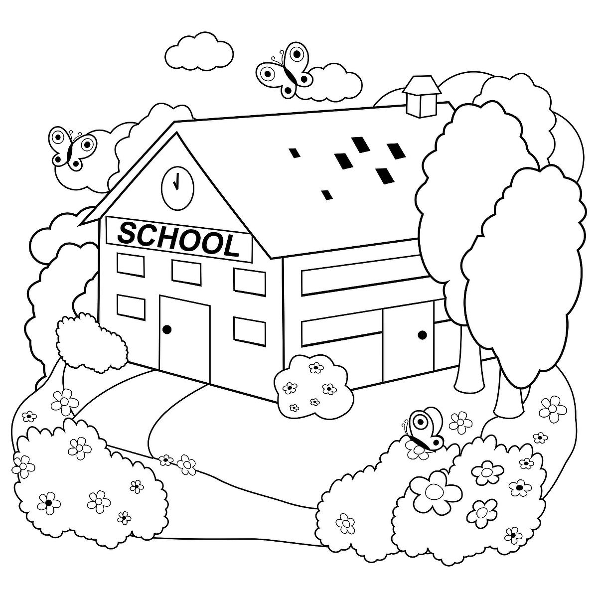 Back to School Coloring Pages Fun School Themed Coloring Pages For Kids Printables 30Seconds Mom