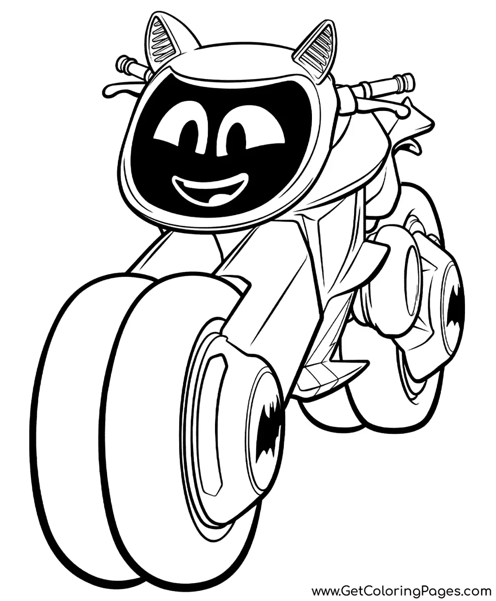 Batwheels Coloring Pages Printable Batwheels Coloring Pages Printable