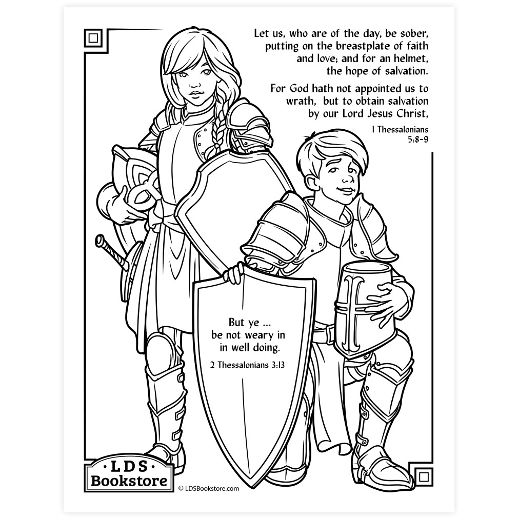 Free Printable Armor Of God Coloring Pages Free Printable Armor Of God Coloring Pages