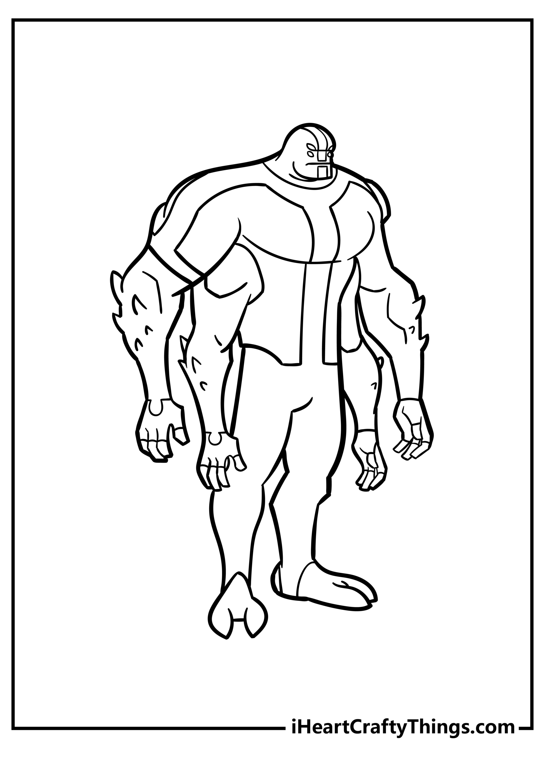 Ben Ten Free Coloring Pages