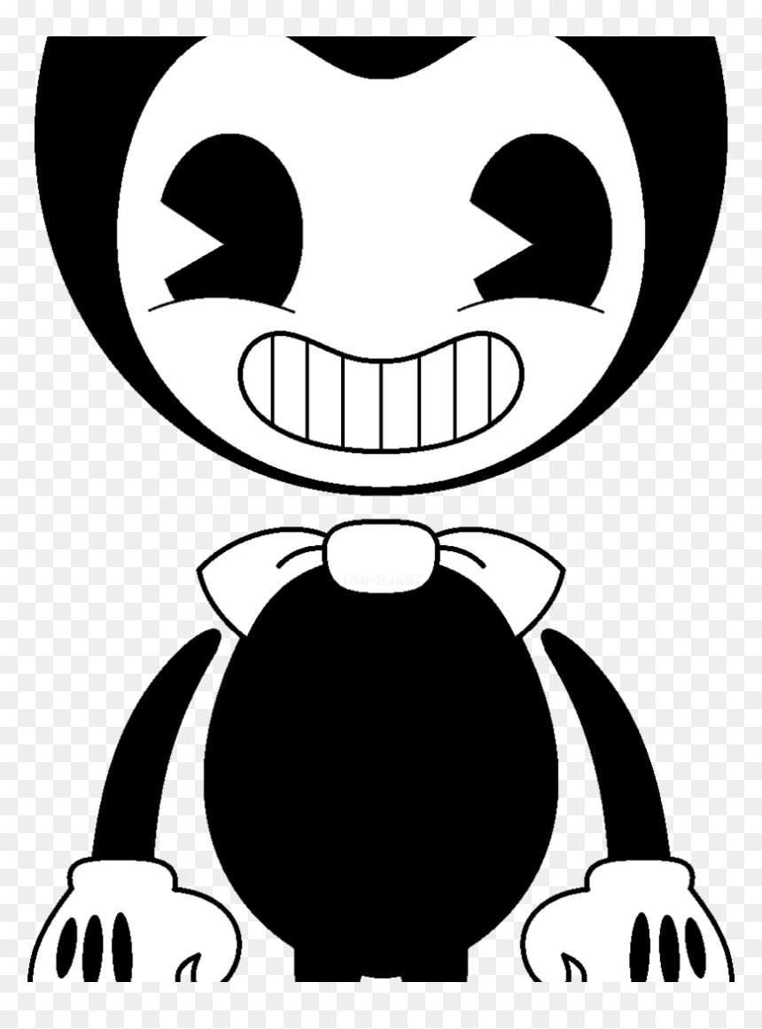 Bendy Coloring Pages Printable And The Ink Machine Bendy And The Ink Machine HD Png Download Vhv