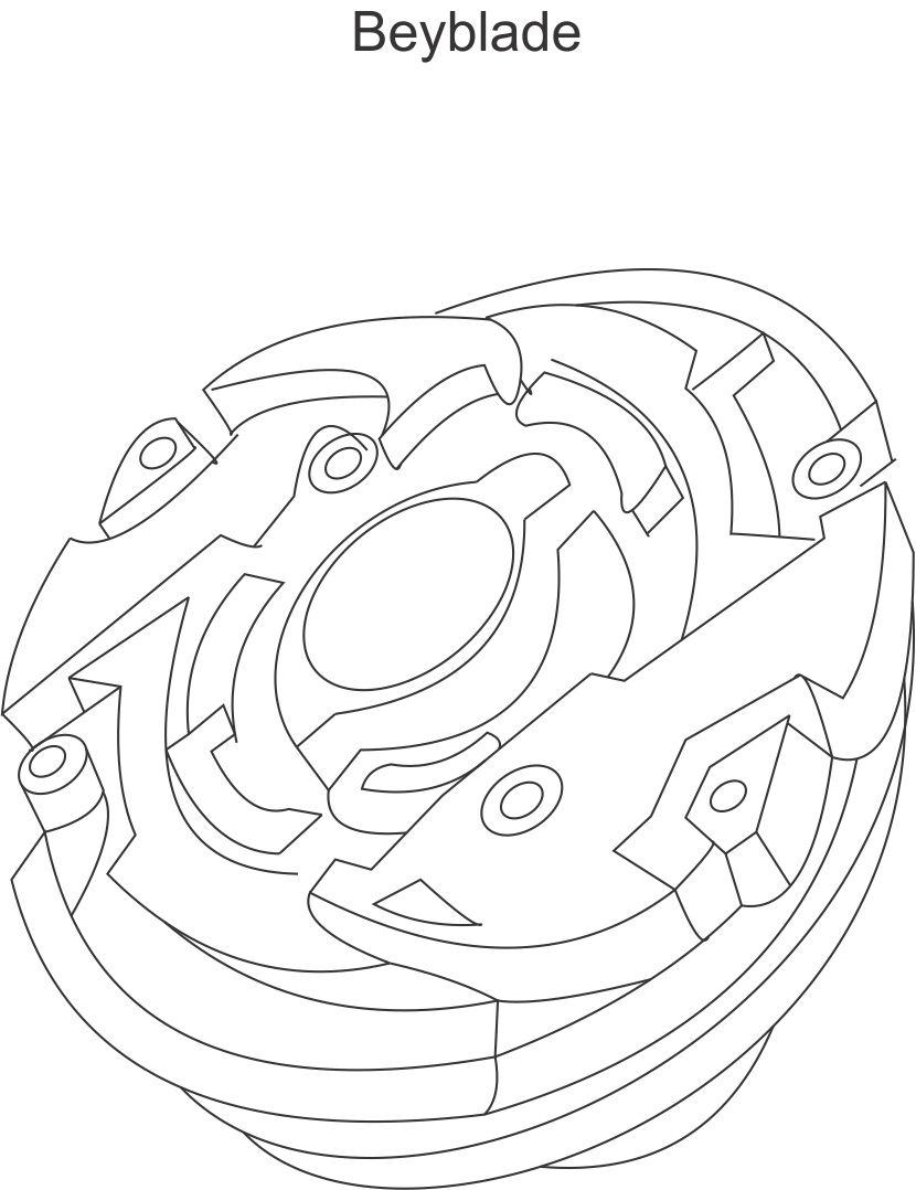 Beyblade Coloring Page For Kids Beyblade Coloring Page For Kids