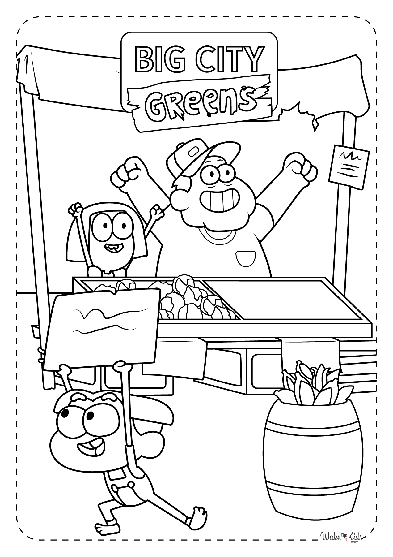 Big City Greens Coloring Pages Free Printable PDFs WakeTheKids Big City Greens Coloring Pages Free Printable PDFs WakeTheKids