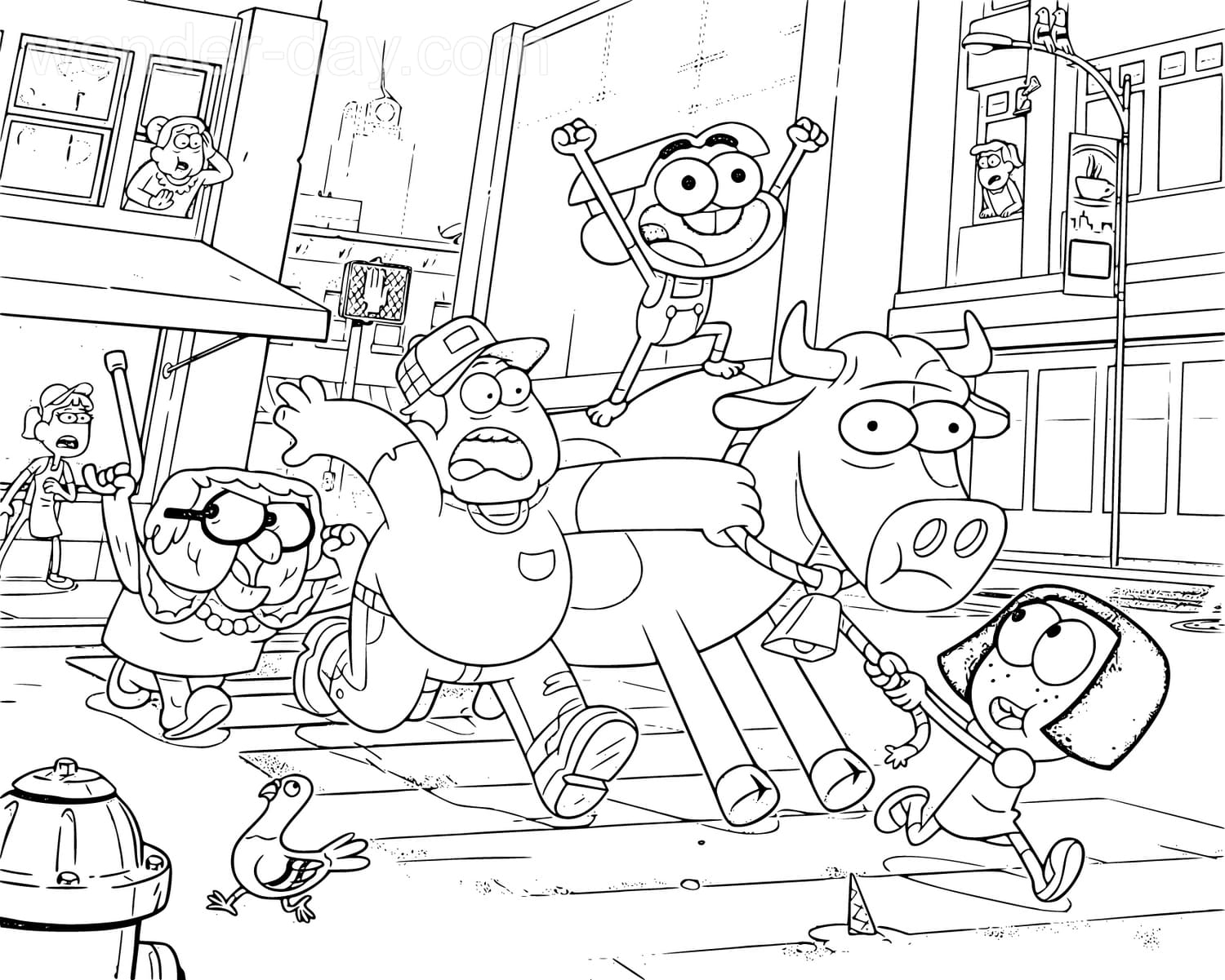 Big City Greens Coloring Pages WONDER DAY Coloring Pages For Children And Adults Big City Greens Coloring Pages WONDER DAY Coloring Pages For Children And Adults