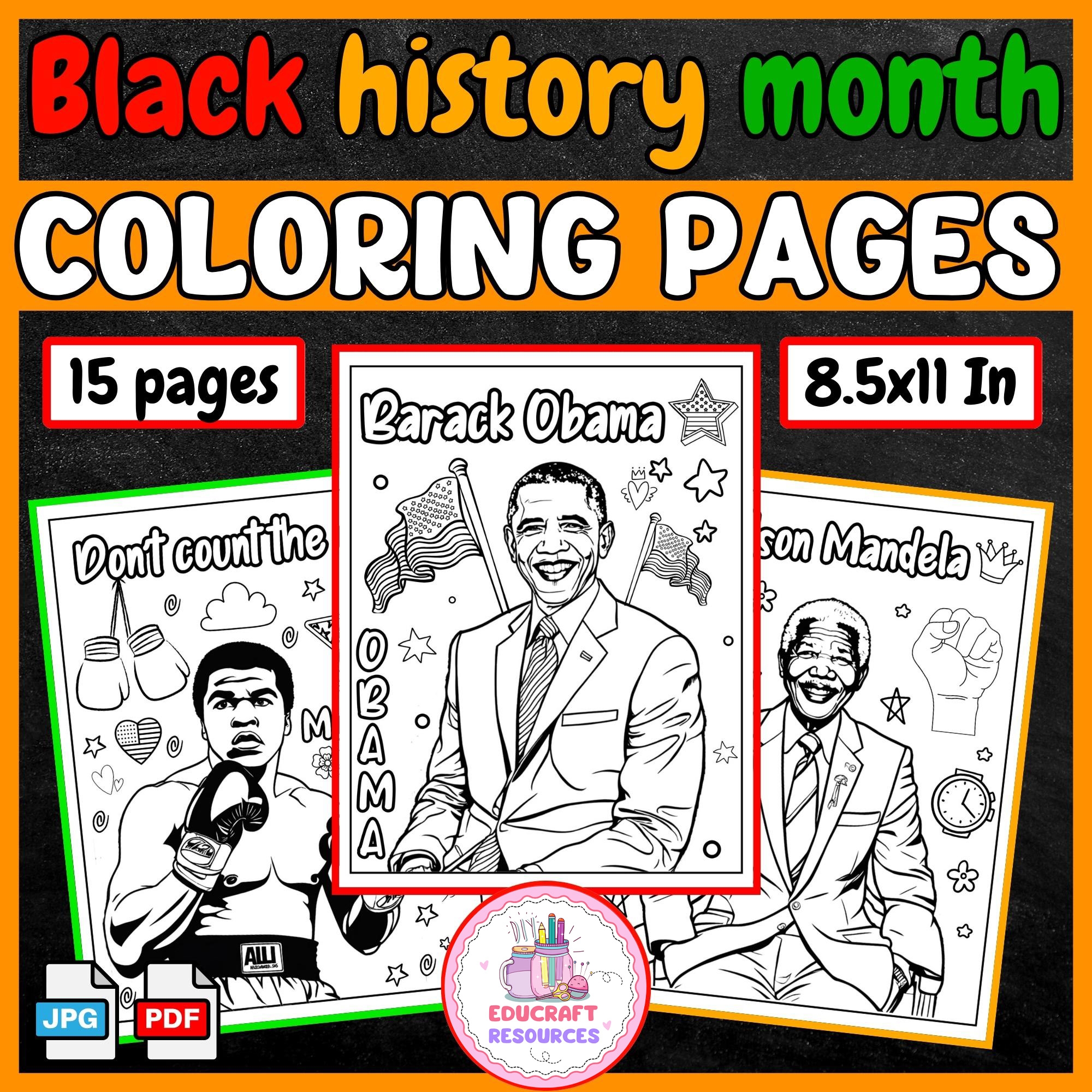 Black History Month Heroes Coloring Pages Famous Black Figures Coloring Sheets Made By Teachers Black History Month Heroes Coloring Pages Famous Black Figures Coloring Sheets Made By Teachers