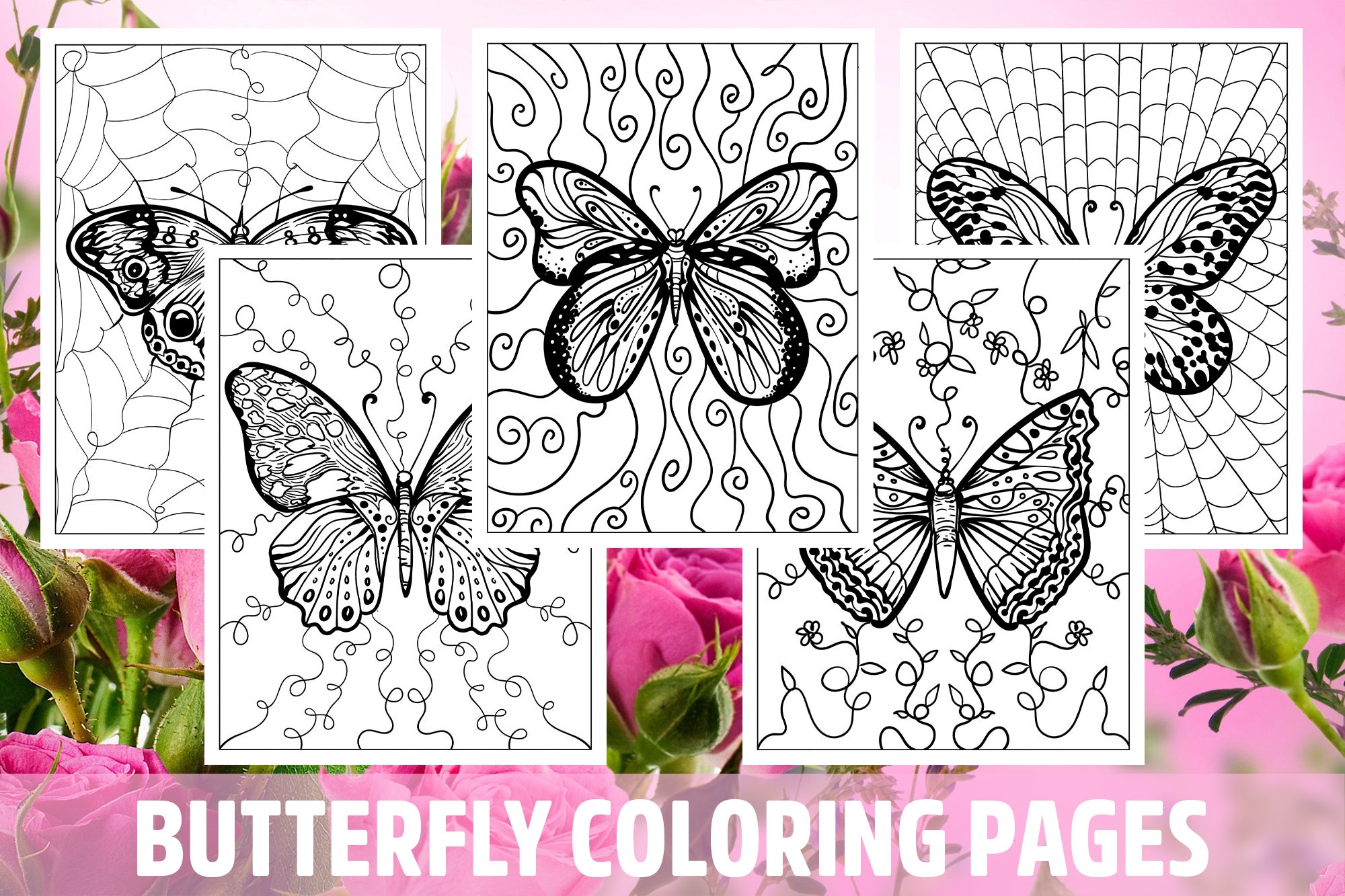 Butterfly Coloring Pages For Kids Girls Boys Teens Birthday School Activity Made By Teachers
