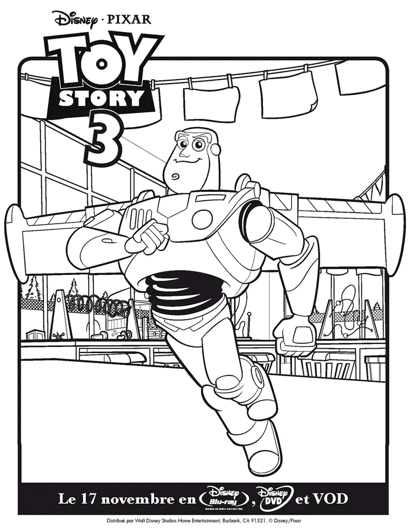 Buzz Lightyear To Infinity And Beyond Toy Story Coloring Pages Page Page 2 