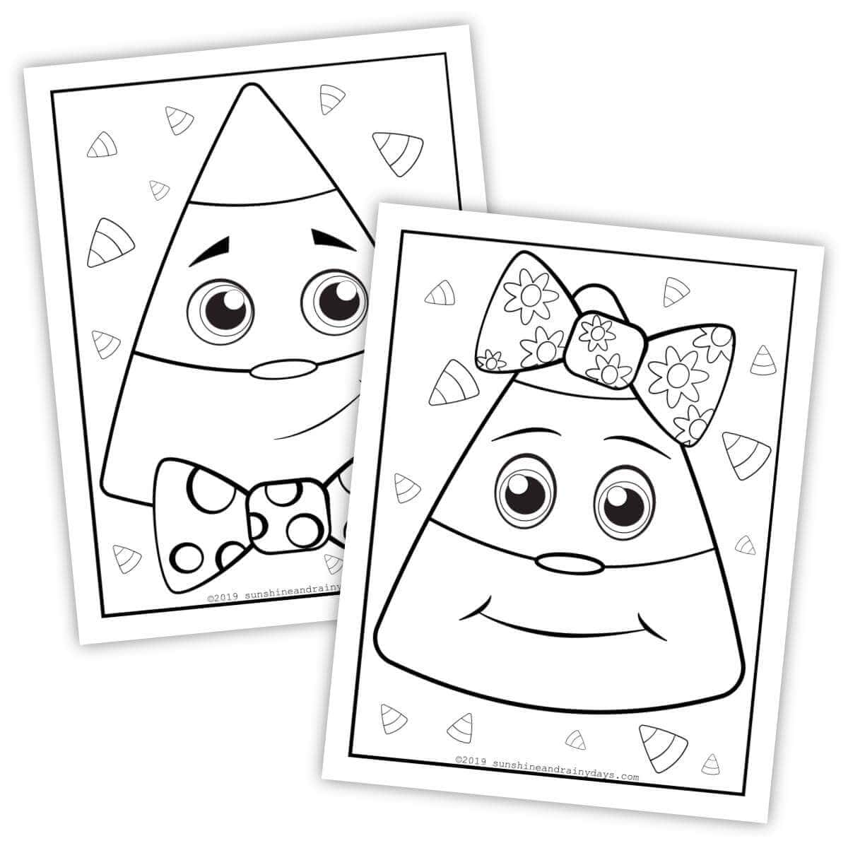Candy Corn Coloring Pages Sunshine And Rainy Days Candy Corn Coloring Pages Sunshine And Rainy Days