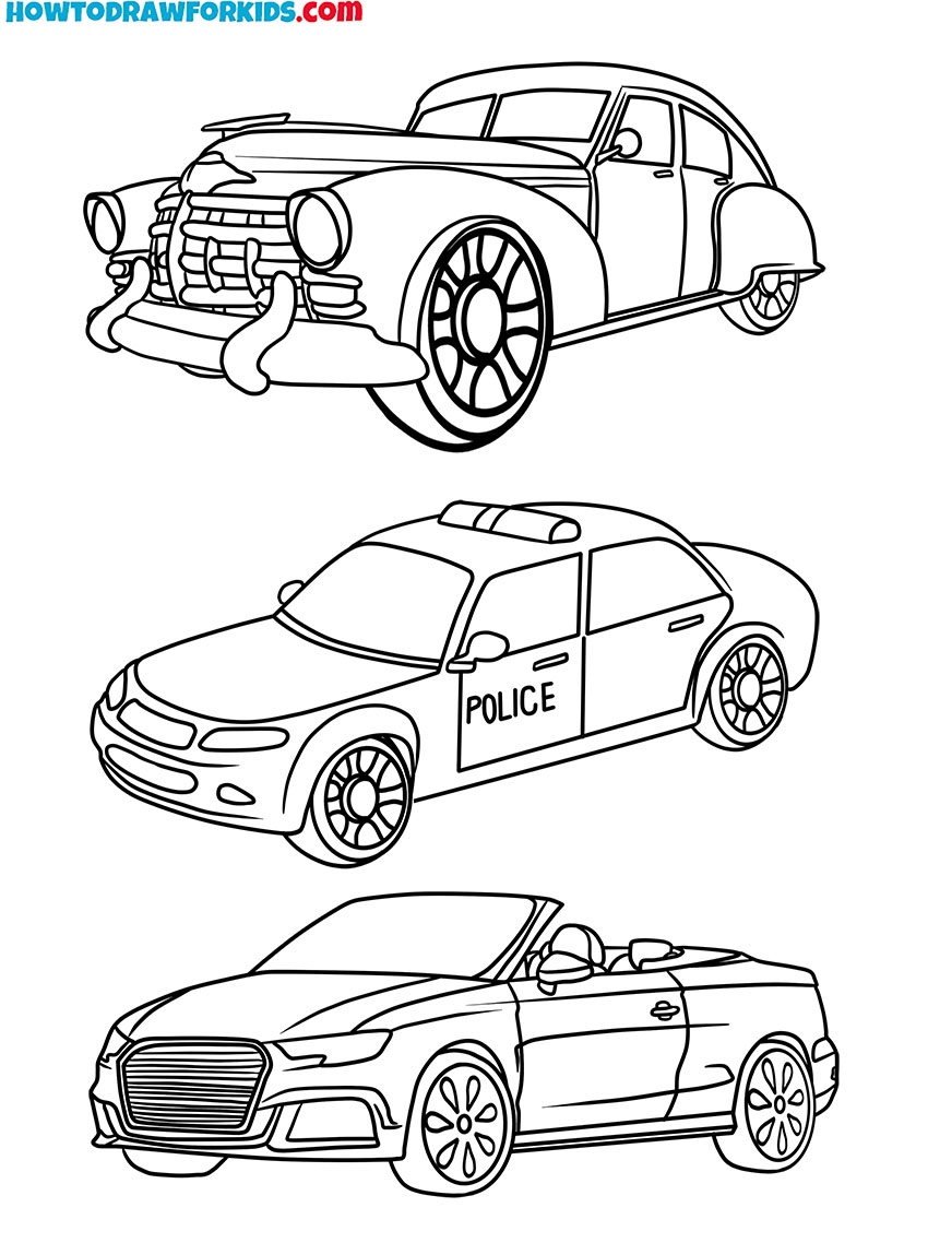 Car Coloring Pages Free Printables