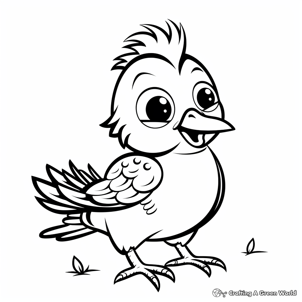 Cardinal Coloring Pages Free Printable 
