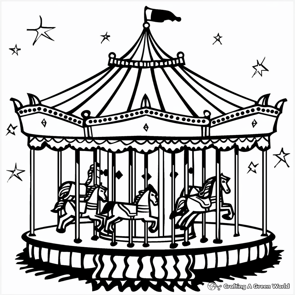 Carnival Coloring Pages Free Printable Carnival Coloring Pages Free Printable
