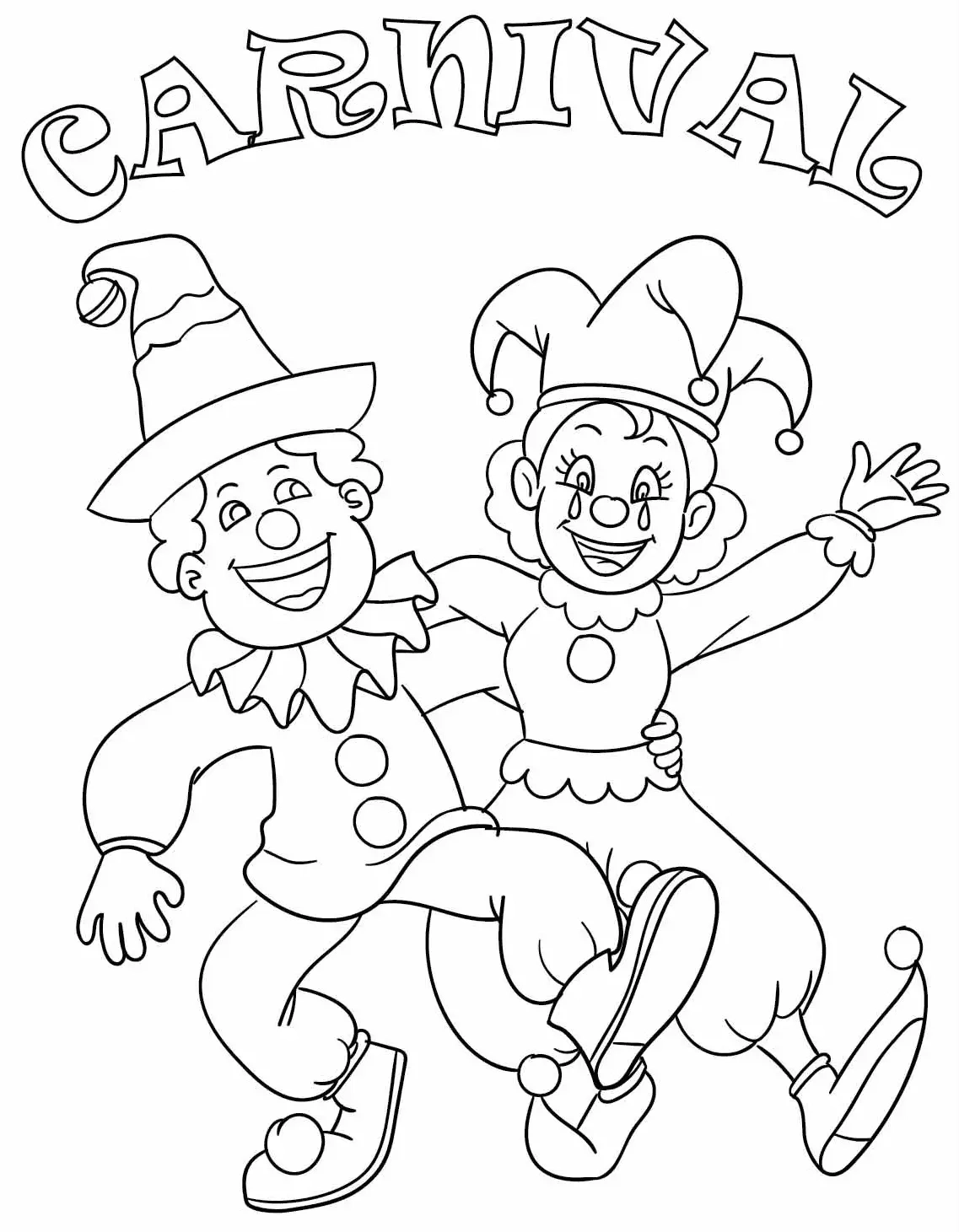 Carnival Printable Coloring Pages Carnival Printable Coloring Pages