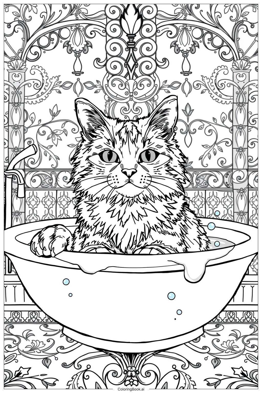 Coloring Pages Printable Cats