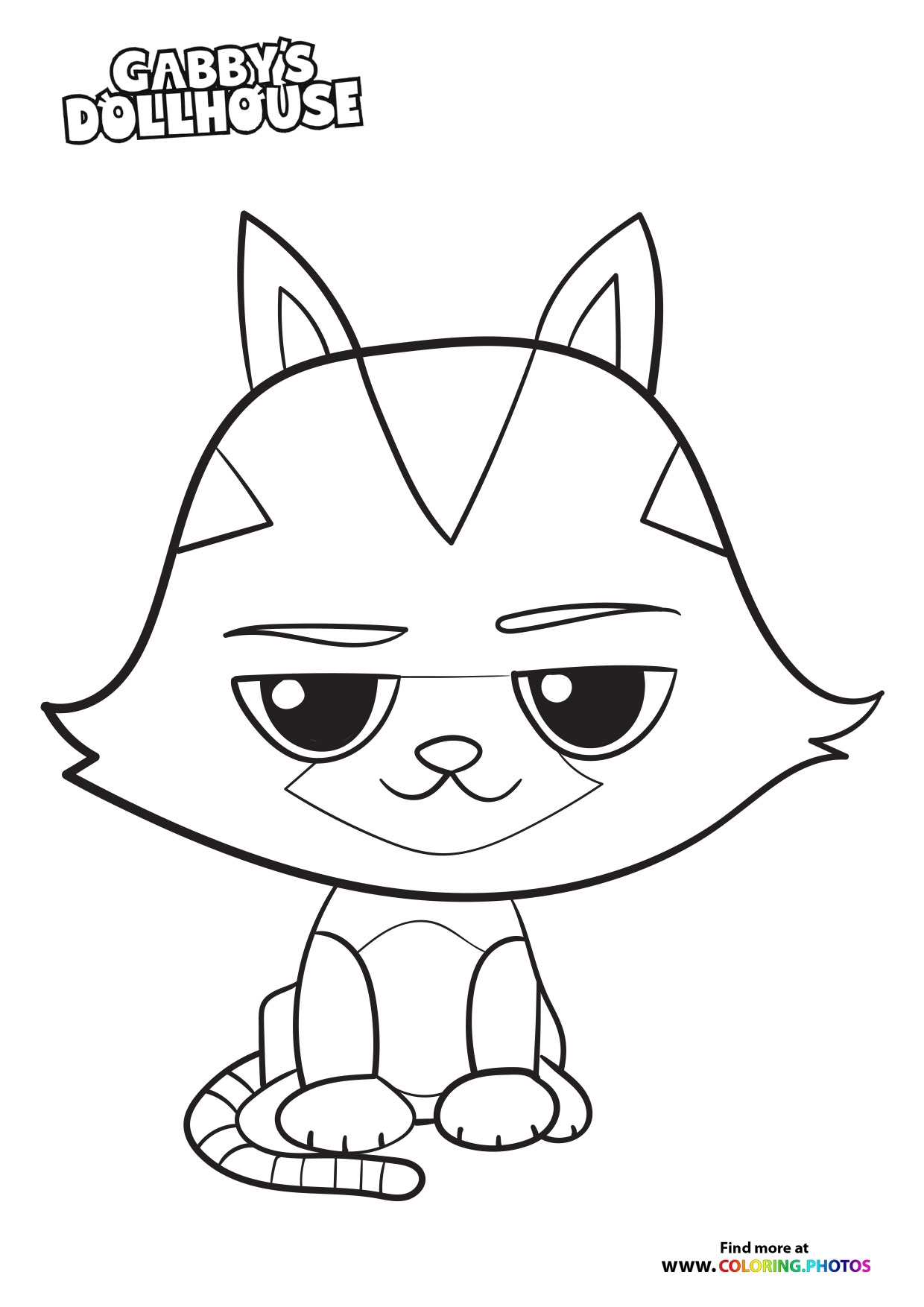 Catrat Gaby s Dollhouse Coloring Pages For Kids Catrat Gaby s Dollhouse Coloring Pages For Kids