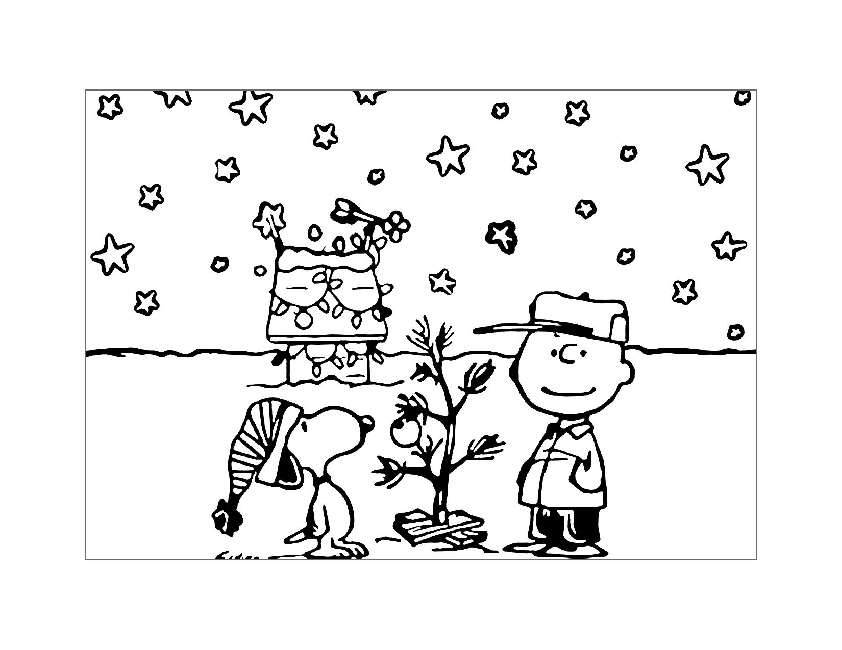 Charlie Brown Christmas Coloring Pages Printable Coloring Pages FREE Charlie Brown Christmas Coloring Pages Printable Coloring Pages FREE