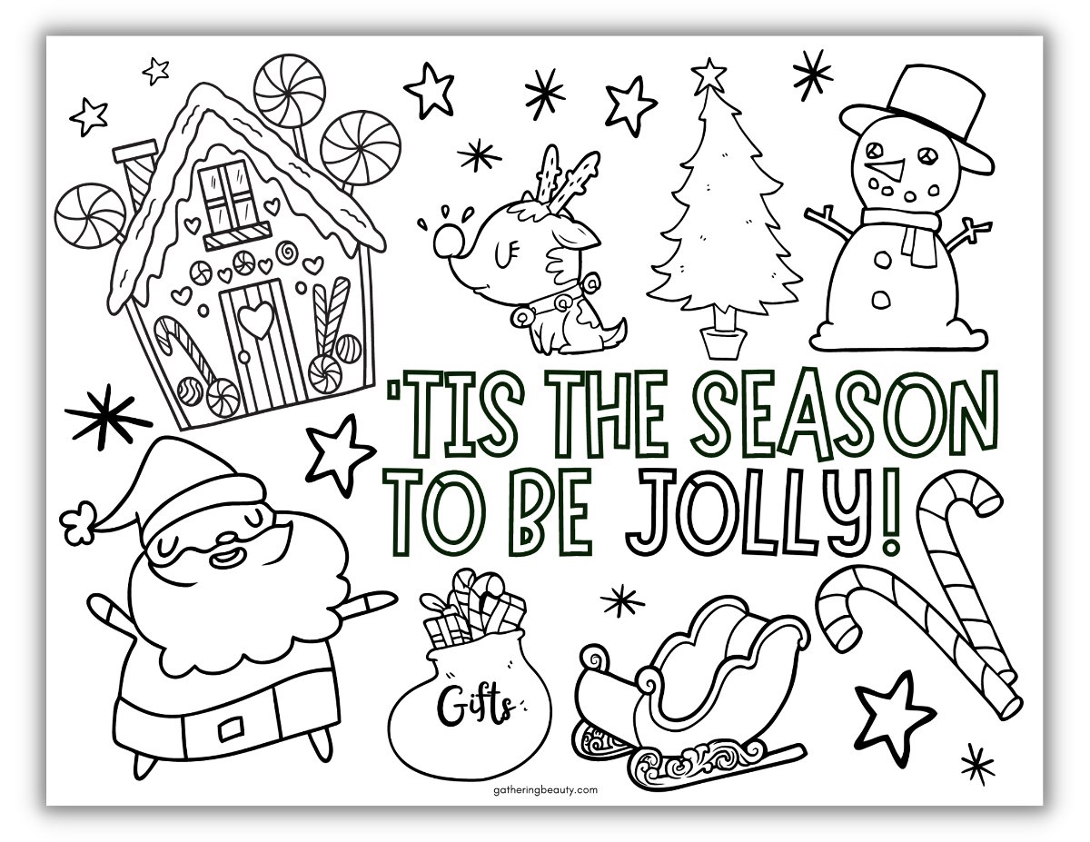 Christmas Coloring Activities For Kids Free Printable Gathering Beauty Christmas Coloring Activities For Kids Free Printable Gathering Beauty