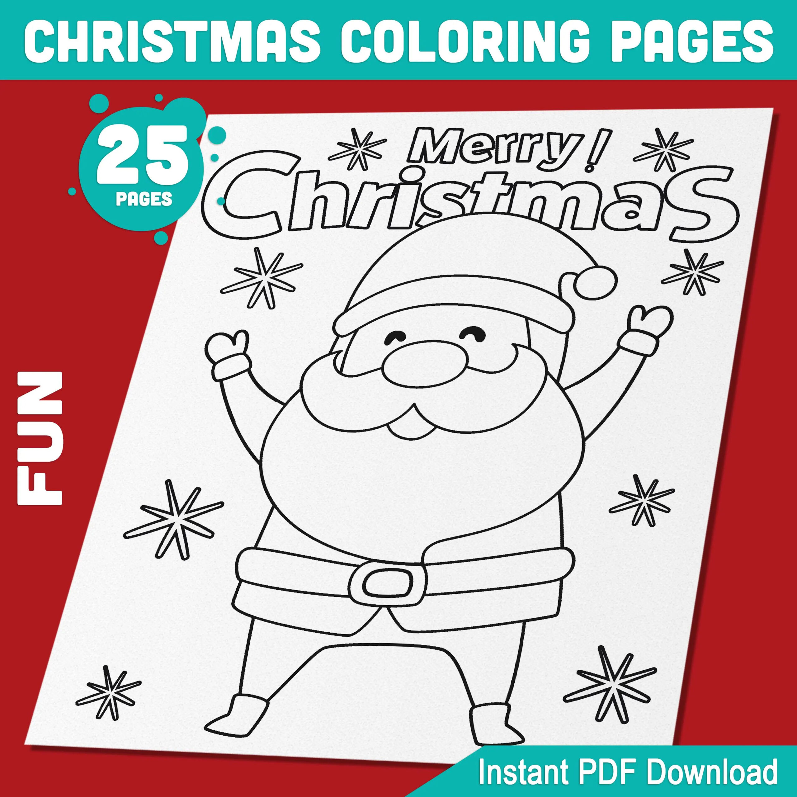 Christmas Coloring Pages Free Printable Pdf